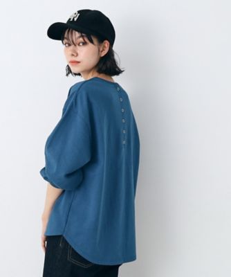 【美品 リネン100%】キャピタル ヘンリーネック　カットソー　ベルト　y2k 美品 リネン100%】キャピタル ヘンリーネック カットソー ベルト