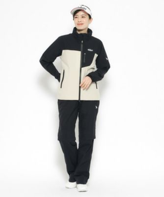 撥水加工 バイカラーレインブルゾン（2002349971） | adabat