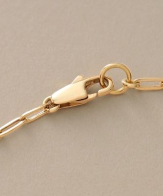 Ｋ１８ダイヤモンド　中空プリム縦溝クラスプ　Ｙネックレス（２００２３５０６７２）