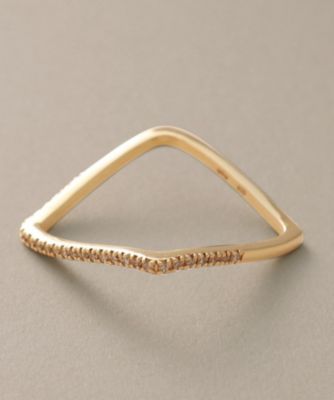 K10ダイヤモンド S字スクエア リング（2002350689