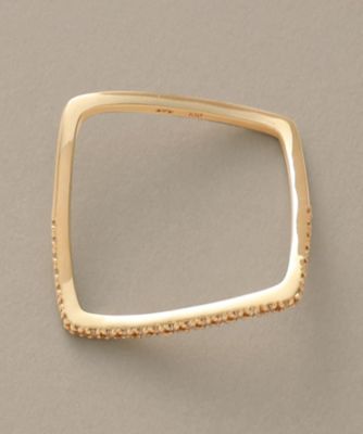 K10ダイヤモンド S字スクエア リング（2002350689