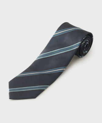 ＜TAKEO KIKUCHI (Men)＞テクスチャーメランジストライプ　ネクタイ（２００２３５１９９３）