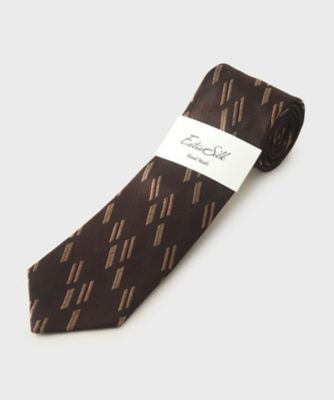Donato Vinci Italy】シルク小紋ネクタイ 8.0㎝幅/ネイビー