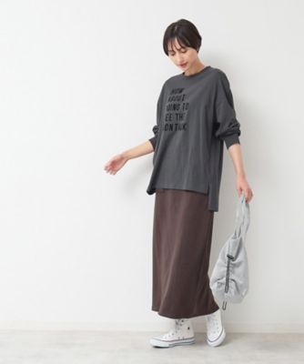 【洗える】ロゴロングスリーブＴシャツ（２００２３５２１４０）