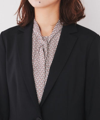 洗える通勤スーツ】レジェールギャバ ストレッチテーラードジャケット