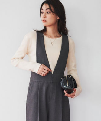 ＜UNTITLED (Women)＞【長袖Ｔシャツ】ラメテレコカットソー（２００２３５２２２２）