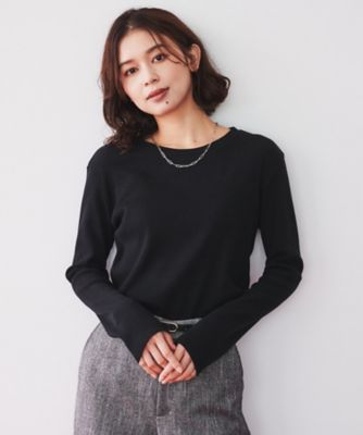 【長袖Ｔシャツ】ラメテレコカットソー（２００２３５２２２２）