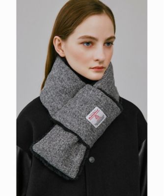 ハリスツイード生地使用　差し込みマフラー　／　Ｈａｒｒｉｓ　Ｔｗｅｅｄ（２００２３５３０７７）