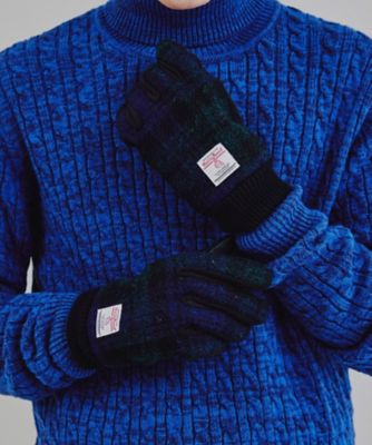 ハリスツイード生地使用　スマホ対応手袋　グローブ　／　Ｈａｒｒｉｓ　Ｔｗｅｅｄ（２００２３５３０７９）
