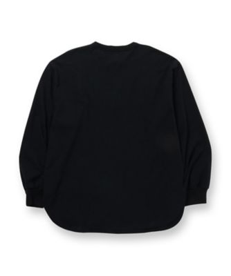 ｂｌｕｒｈｍｓ（ブラームス）コットンシルクネップベースボールヘンリーネックロングＴシャツ（２００２３６３７１６）