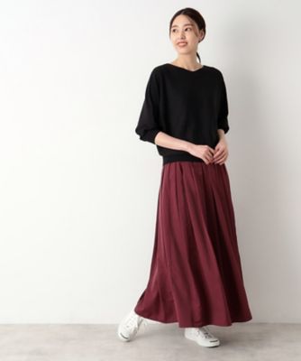 【洗える】ワッシャースカート（ＸＳ～Ｌ）（２００２３６４２７６）