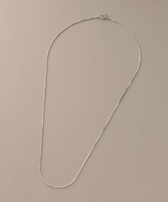 プラチナ　コンパクトチェーン　ネックレス（４０ｃｍ）（２００２３６４４０８）