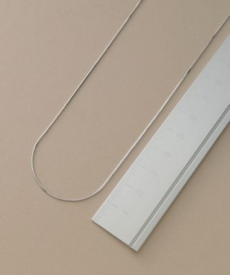 プラチナ　コンパクトチェーン　ネックレス（４０ｃｍ）（２００２３６４４０８）