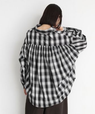 【＠ＢＡＩＬＡ掲載】バックシャーリングシャツ／魅せる体形カバー服／洗える／ヒルナンデス！で紹介！（２００２３６４６３５）