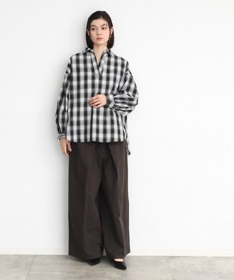 【＠ＢＡＩＬＡ掲載】バックシャーリングシャツ／魅せる体形カバー服／洗える／ヒルナンデス！で紹介！（２００２３６４６３５）