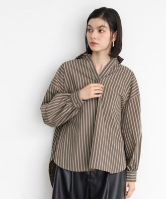 【＠ＢＡＩＬＡ掲載】バックシャーリングシャツ／魅せる体形カバー服／洗える／ヒルナンデス！で紹介！（２００２３６４６３５）