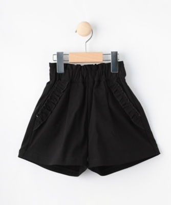 ＜SHOO･LA･RUE(Baby&Kids)＞【１１０－１４０ｃｍ】ストレッチ裏起毛フリルポケットショートパンツ（２００２３６４７４５）