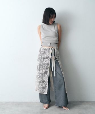 ｇａｒｄｅｎ　ｌａｃｅ　ｗｒａｐ　ｓｋｉｒｔ（２００２３６４９９６）