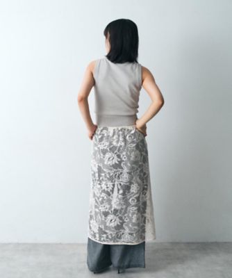 ｇａｒｄｅｎ　ｌａｃｅ　ｗｒａｐ　ｓｋｉｒｔ（２００２３６４９９６）