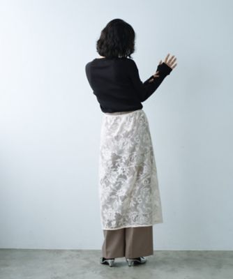 ｇａｒｄｅｎ　ｌａｃｅ　ｗｒａｐ　ｓｋｉｒｔ（２００２３６４９９６）