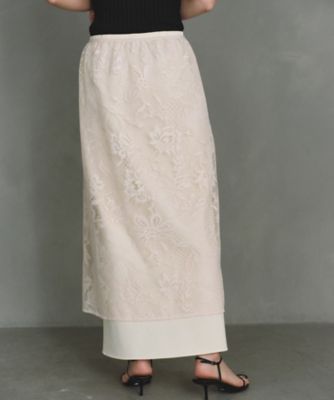 ｇａｒｄｅｎ　ｌａｃｅ　ｗｒａｐ　ｓｋｉｒｔ（２００２３６４９９６）