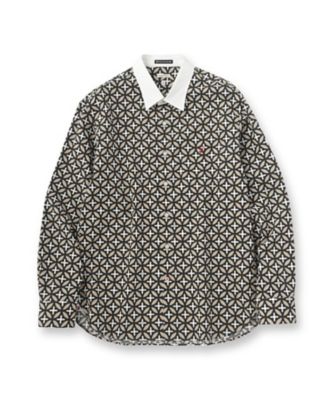 オーバーラップサークル クレリックシャツ