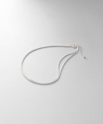 ＜COCOHNIK ONKITSCH (Women)＞シルバー　スネークチェーン　ダブルアンクレット（２００２３６５８５２）