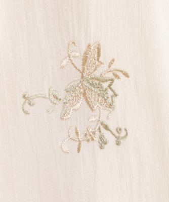 オーガンジー刺繍タックスカート（２００２３６６６０２）
