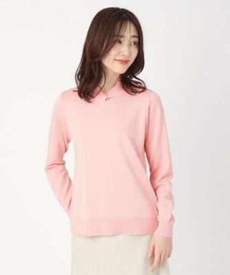 【SALE】CORDIER (Women)/コルディア【アンサンブル/手洗い可】サンライズ スプリングニットプルオーバー(2002366699) ピンク070 トップス【三越伊勢丹/公式】