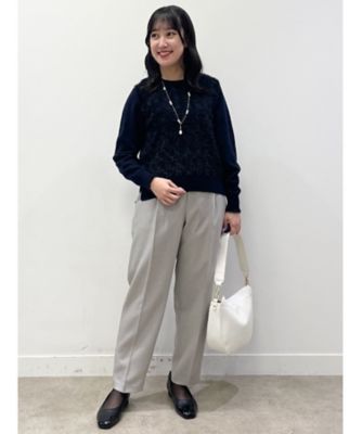 【ＷＥＢ限定カラーあり／手洗い可】フェザーヤーンニット（２００２３６７４１０）