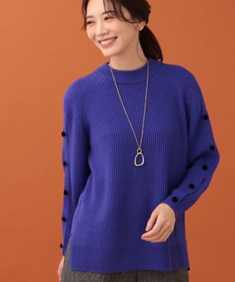 【ＳＡＬＥ／ＷＥＢ限定カラーあり／手洗い可】ハイネックチュニック丈ニット（２００２３６７４１５）