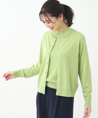 【春ＳＡＬＥ／手洗い可】カーディガン＋ニットツインセット（２００２３６７４２９）