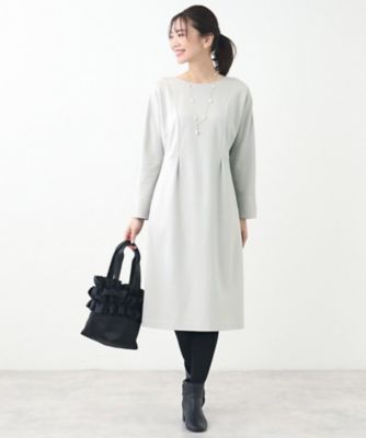 夏SALE】ドルマンスリーブストレートシルエットワンピース