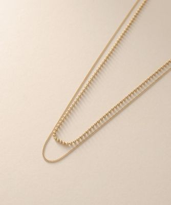 Ｋ１０ボール×キヘイレイヤード　ネックレス（２００２３６７７５７）