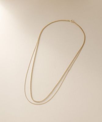 Ｋ１０ボール×キヘイレイヤード　ネックレス（２００２３６７７５７）