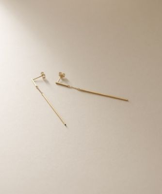 Ｋ１０中空角線　ハンギングピアス（２００２３６７９００）