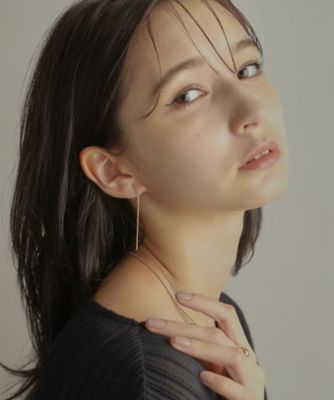 Ｋ１０中空角線　ハンギングピアス（２００２３６７９００）