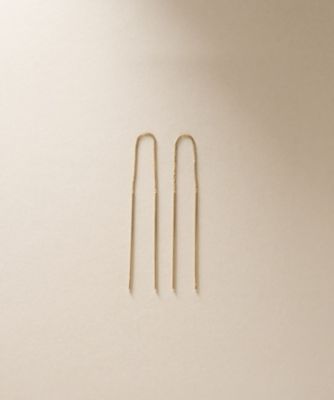Ｋ１０丸線バー　フリンジピアス（２００２３６７９０１）