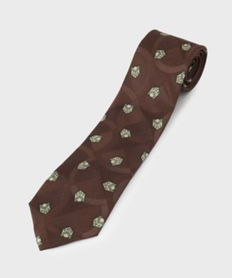 【SALE】TAKEO KIKUCHI (Men)/タケオキクチ【THE FLAGSHIP】アーカイブ プリント ネクタイ(2002368127) チャ542 【三越伊勢丹/公式】