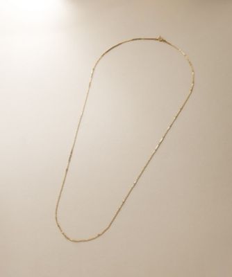 Ｋ１８フレスコフラットチェーン　ネックレス細６０ｃｍ（２００２３６８２４５）