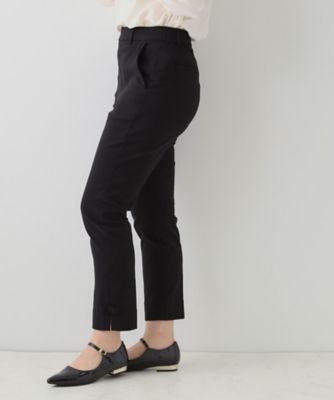 【ラクチンきれい見えパンツ】裾リボン裏起毛ハイパーパンツ（２００２３６８３１８）
