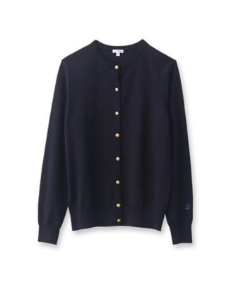 ART GALLERY アートギャラリー ジップスルー ファンネルネック カーディガン〈ネイビー〉 - 英国直輸入MODクロージング・60s POP  Tシャツ『DoiN' THe MoD』オンラインモッズショップ