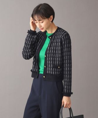 ＜DRESSTERIOR (Women)＞【華やか】ヴィンテージラメツィードカーディガン（２００２３６８６１６）