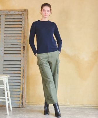 ストレッチフルニードルプルオーバーニット