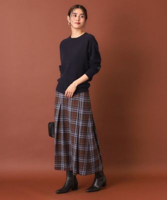 チェックタックスカート（2002369682） | DRESSTERIOR