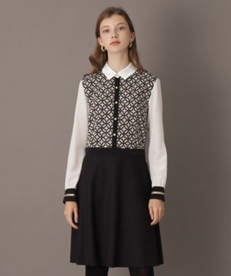 otonaMUSE11月号掲載】オーバーラップサークルシャツ