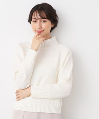 【洗える】ハイネッククロップドニット（ＸＳ～Ｌ）（２００２３６９７９０）
