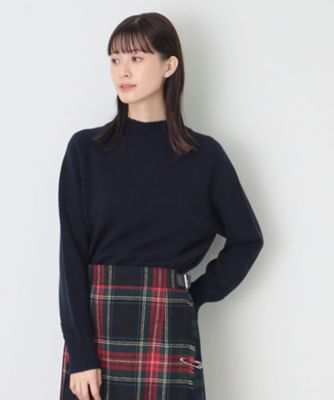 【洗える】ハイネッククロップドニット（ＸＳ～Ｌ）（２００２３６９７９０）
