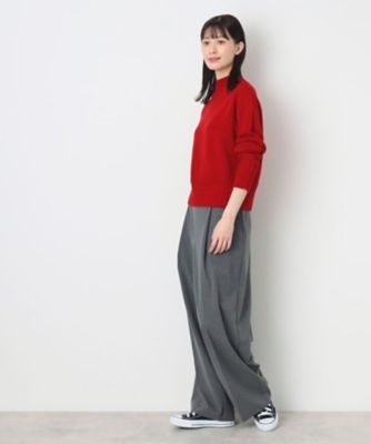 【洗える】ハイネッククロップドニット（ＸＳ～Ｌ）（２００２３６９７９０）