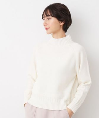 【洗える】ハイネッククロップドニット（ＸＳ～Ｌ）（２００２３６９７９０）